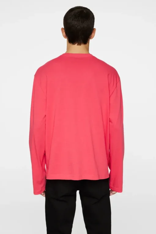 T-shirts|Tops<J.Lindeberg Hale Logo Longsleeve T-shirt Azalea