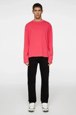 T-shirts|Tops<J.Lindeberg Hale Logo Longsleeve T-shirt Azalea