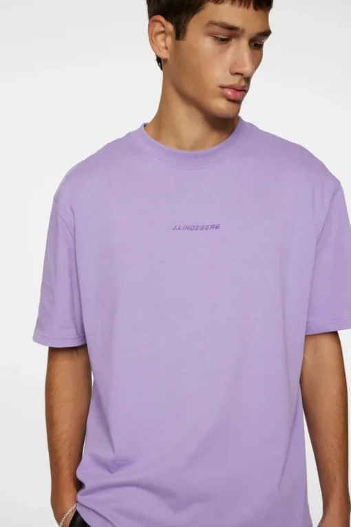 T-shirts|Tops<J.Lindeberg Hale Logo T-shirt Bougainvillea