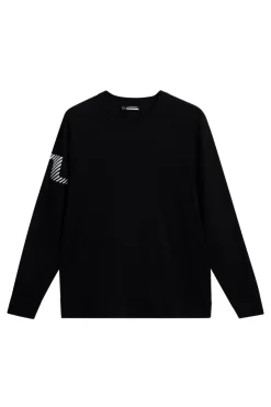 Golf|Knitwear<J.Lindeberg Heath Knitted Sweater Black