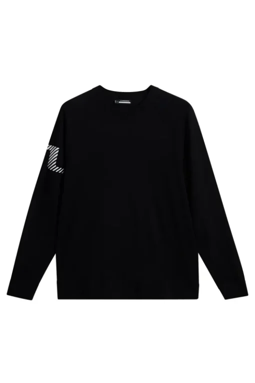 Golf|Knitwear<J.Lindeberg Heath Knitted Sweater Black