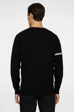Golf|Knitwear<J.Lindeberg Heath Knitted Sweater Black