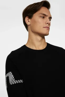 Golf|Knitwear<J.Lindeberg Heath Knitted Sweater Black