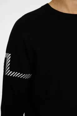 Golf|Knitwear<J.Lindeberg Heath Knitted Sweater Black