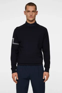 Golf|Knitwear<J.Lindeberg Heath Knitted Sweater JLNavy
