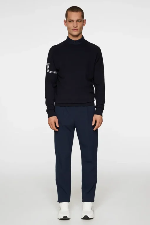 Golf|Knitwear<J.Lindeberg Heath Knitted Sweater JLNavy