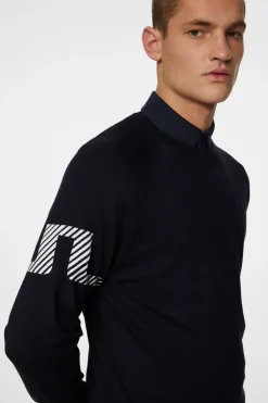 Golf|Knitwear<J.Lindeberg Heath Knitted Sweater JLNavy