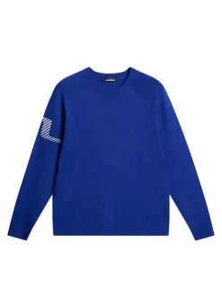 Golf|Knitwear<J.Lindeberg Heath Knitted Sweater ClematisBlue