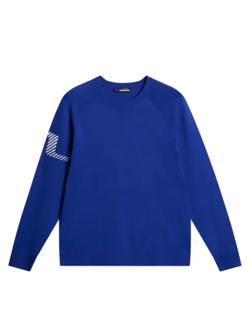 Golf|Knitwear<J.Lindeberg Heath Knitted Sweater ClematisBlue
