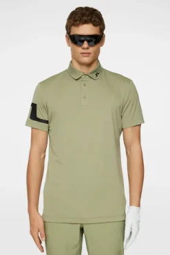 Golf|Polo Shirts<J.Lindeberg Heath Polo OilGreen