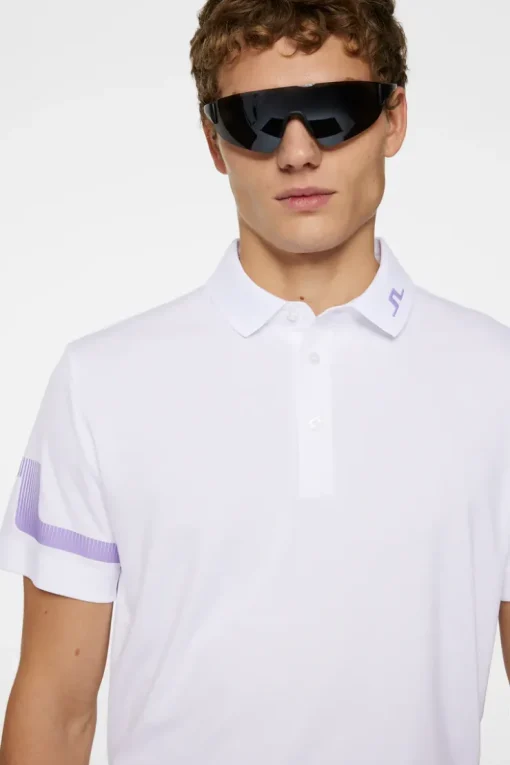 Golf|Polo Shirts<J.Lindeberg Heath Polo White