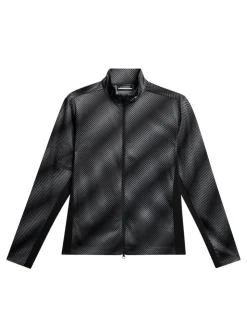 Golf|Base & Mid Layers<J.Lindeberg Heath Print Mid Layer CombBlackM