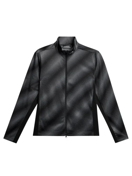 Golf|Base & Mid Layers<J.Lindeberg Heath Print Mid Layer CombBlackM