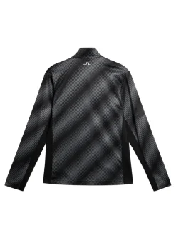 Golf|Base & Mid Layers<J.Lindeberg Heath Print Mid Layer CombBlackM