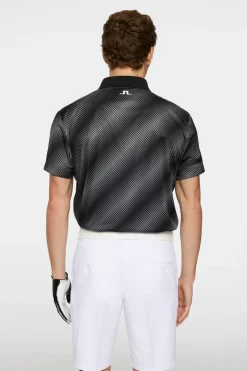 Golf|Polo Shirts<J.Lindeberg Heath Print Polo CombBlackM