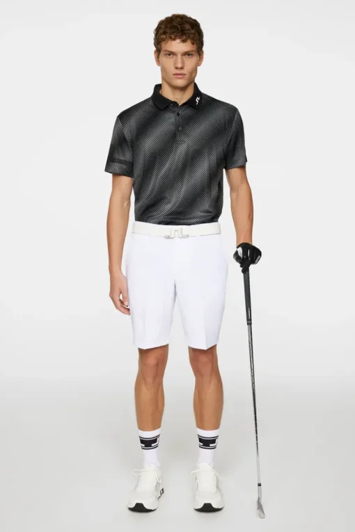 Golf|Polo Shirts<J.Lindeberg Heath Print Polo CombBlackM