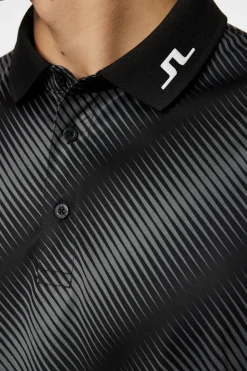 Golf|Polo Shirts<J.Lindeberg Heath Print Polo CombBlackM