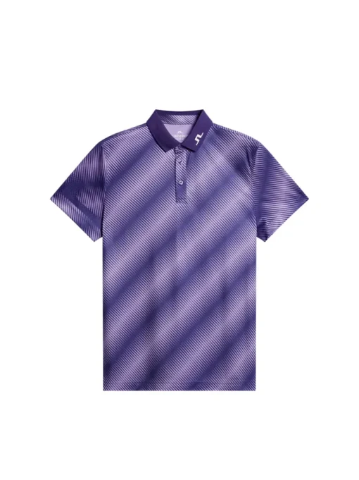 Golf|Polo Shirts<J.Lindeberg Heath Print Polo CombDeepWisteriaM