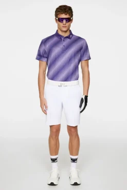 Golf|Polo Shirts<J.Lindeberg Heath Print Polo CombDeepWisteriaM
