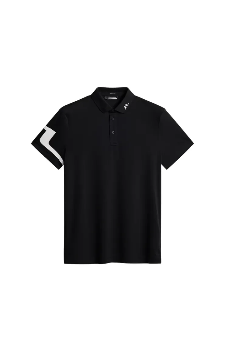 Golf|Polo Shirts<J.Lindeberg Heath Regular Fit Golf Polo Black