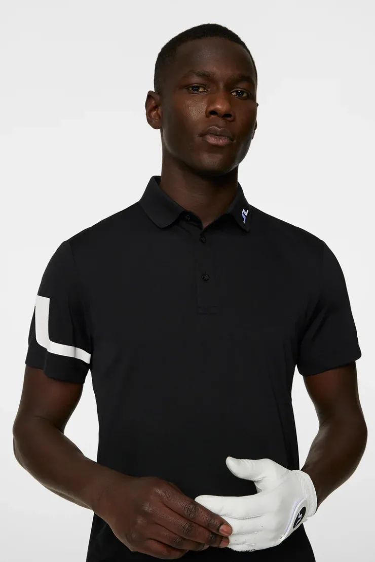 Golf|Polo Shirts<J.Lindeberg Heath Regular Fit Golf Polo Black