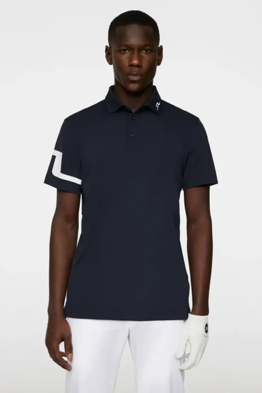 Golf|Polo Shirts<J.Lindeberg Heath Regular Fit Golf Polo JLNavy
