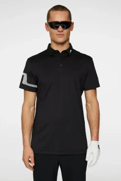 Golf|Polo Shirts<J.Lindeberg Heath Strike Polo Black
