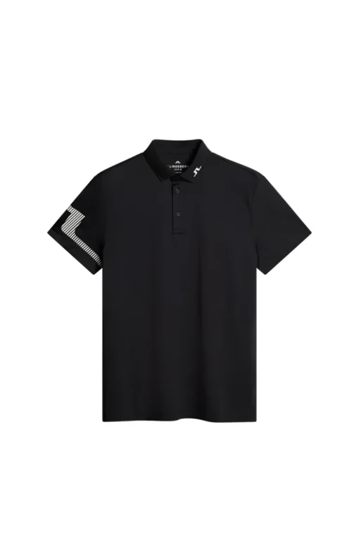 Golf|Polo Shirts<J.Lindeberg Heath Strike Polo Black