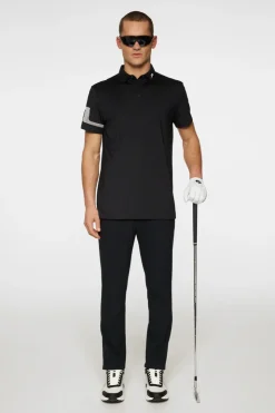 Golf|Polo Shirts<J.Lindeberg Heath Strike Polo Black