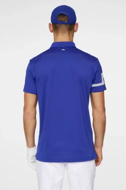 Golf|Polo Shirts<J.Lindeberg Heath Strike Polo ClematisBlue