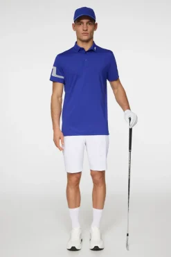 Golf|Polo Shirts<J.Lindeberg Heath Strike Polo ClematisBlue