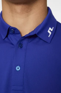 Golf|Polo Shirts<J.Lindeberg Heath Strike Polo ClematisBlue