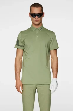 Golf|Tops<J.Lindeberg Heath Strike Polo OilGreen