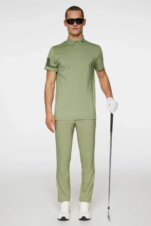 Golf|Tops<J.Lindeberg Heath Strike Polo OilGreen