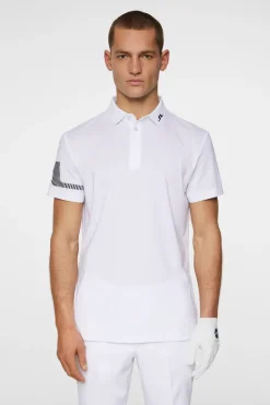 Golf|Polo Shirts<J.Lindeberg Heath Strike Polo White