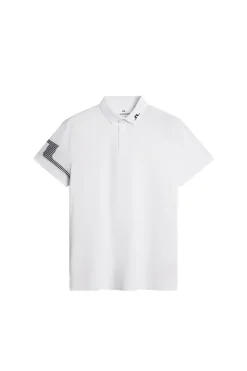 Golf|Polo Shirts<J.Lindeberg Heath Strike Polo White