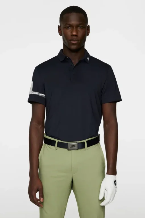 Golf|Polo Shirts<J.Lindeberg Heath Strike Polo JLNavy