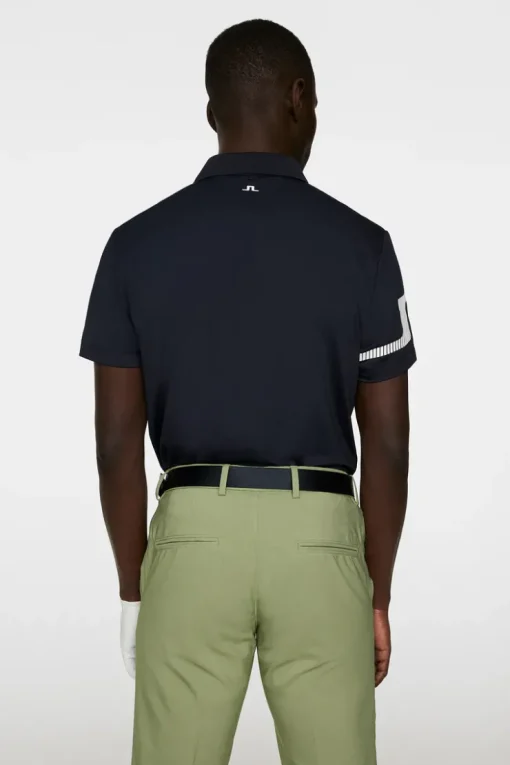 Golf|Polo Shirts<J.Lindeberg Heath Strike Polo JLNavy