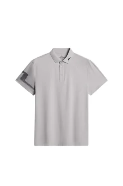 Golf|Polo Shirts<J.Lindeberg Heath Strike Polo LightGreyMelange