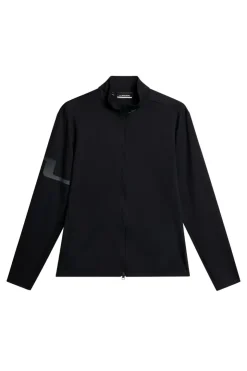 Golf|Base & Mid Layers<J.Lindeberg Heath Zip Mid Layer Black