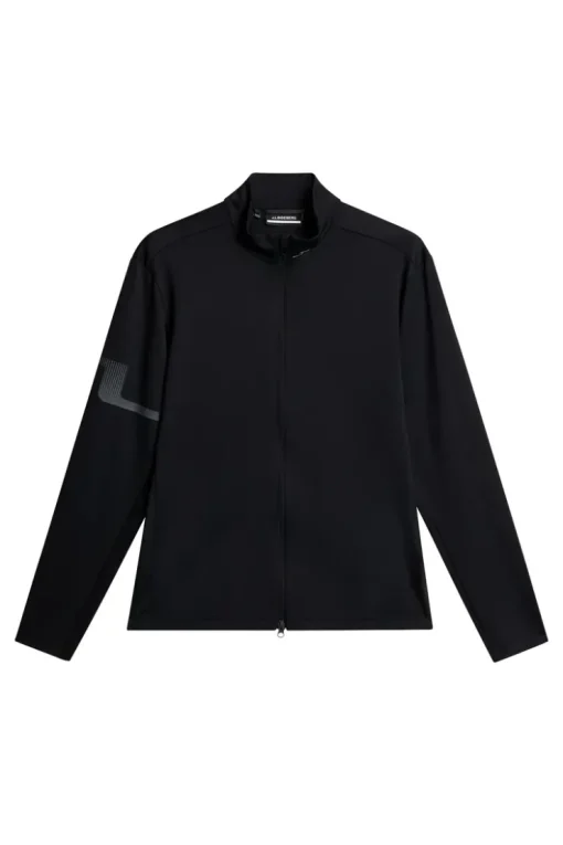 Golf|Base & Mid Layers<J.Lindeberg Heath Zip Mid Layer Black