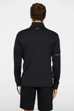 Golf|Base & Mid Layers<J.Lindeberg Heath Zip Mid Layer Black