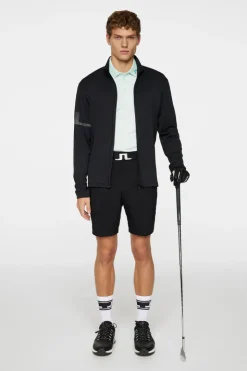 Golf|Base & Mid Layers<J.Lindeberg Heath Zip Mid Layer Black