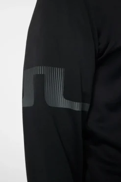 Golf|Base & Mid Layers<J.Lindeberg Heath Zip Mid Layer Black