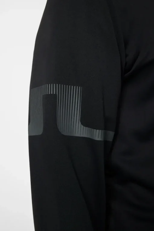 Golf|Base & Mid Layers<J.Lindeberg Heath Zip Mid Layer Black