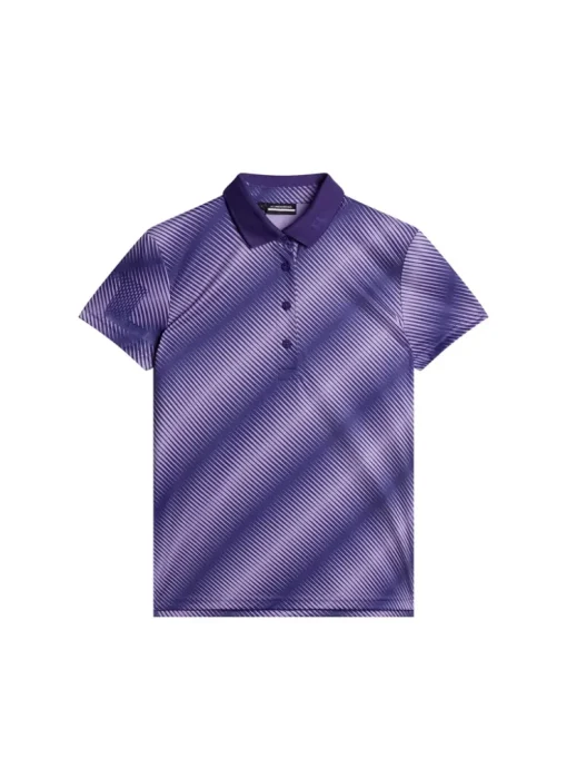 Golf|Tops<J.Lindeberg Heidi Print Polo CombDeepWisteriaM