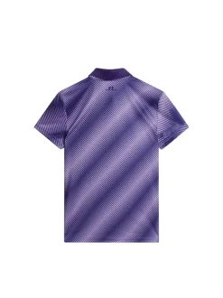Golf|Tops<J.Lindeberg Heidi Print Polo CombDeepWisteriaM