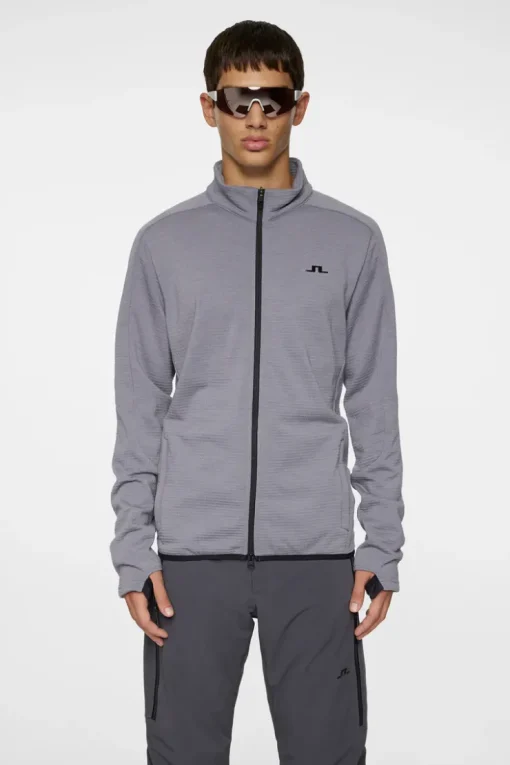 Ski|Base & Mid Layers<J.Lindeberg High Grounds Merino Mid Layer NightOwl