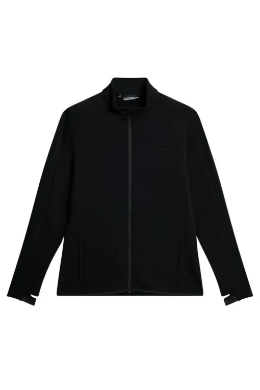 Ski|Base & Mid Layers<J.Lindeberg High Grounds Merino Mid Layer Black