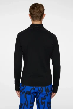 Ski|Base & Mid Layers<J.Lindeberg High Grounds Merino Mid Layer Black